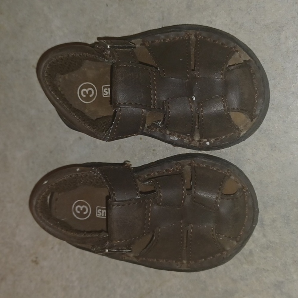 Smart Fit brown sandals size 3